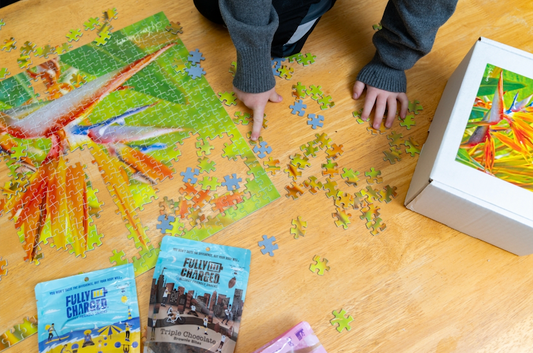 "Orange Bird of Paradise" by Ty Lewis