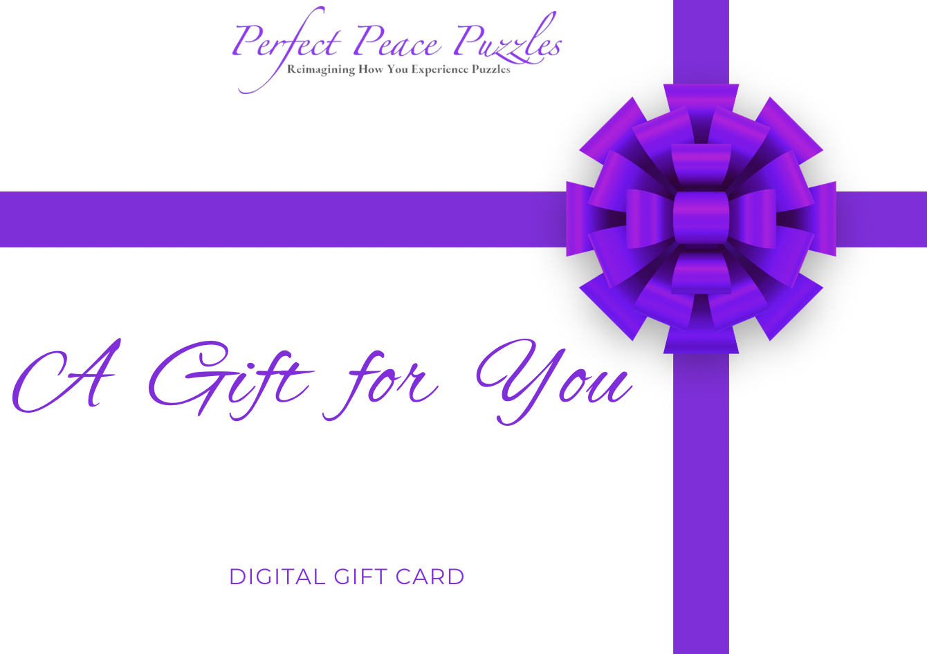 Perfect Peace Puzzles' Digital Gift Card